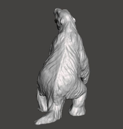 MEGATHERIUM REALISTIC FIGURE MINIATURE MODEL PREHISTORIC DND RPG 3D print model_1