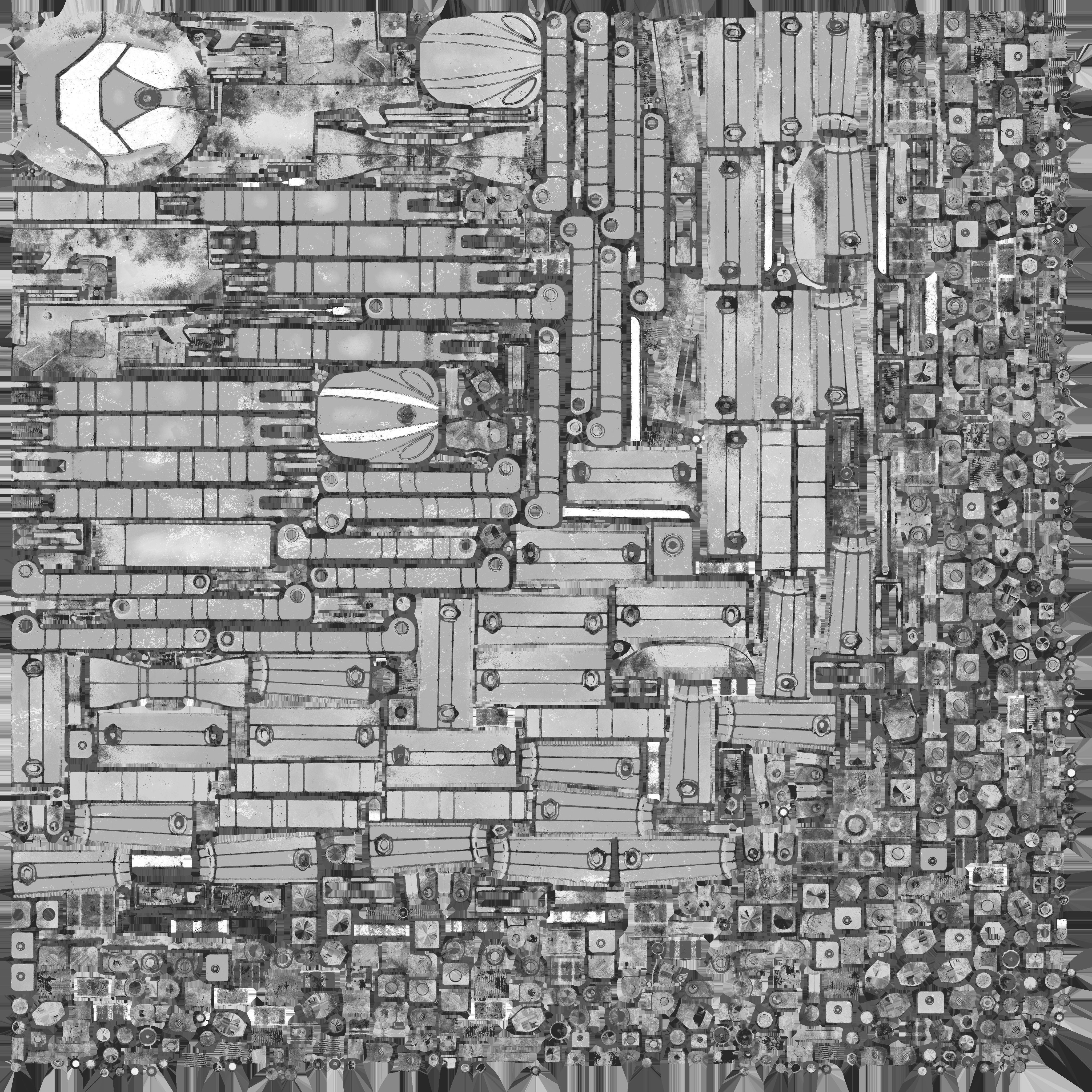 Spider Bot v2 Low-poly 3D model_25