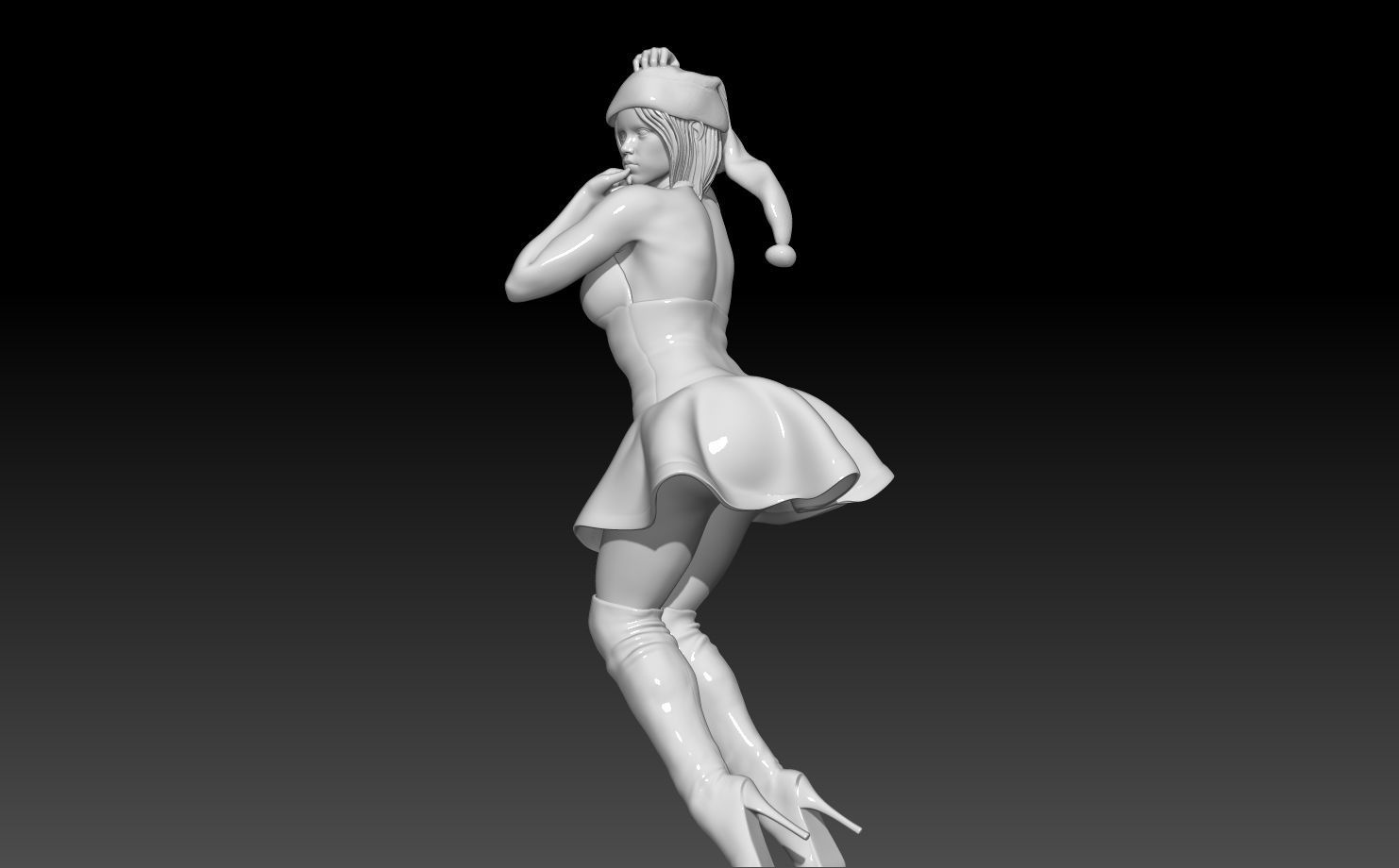 Miercoles  santa helper 3D print model_2