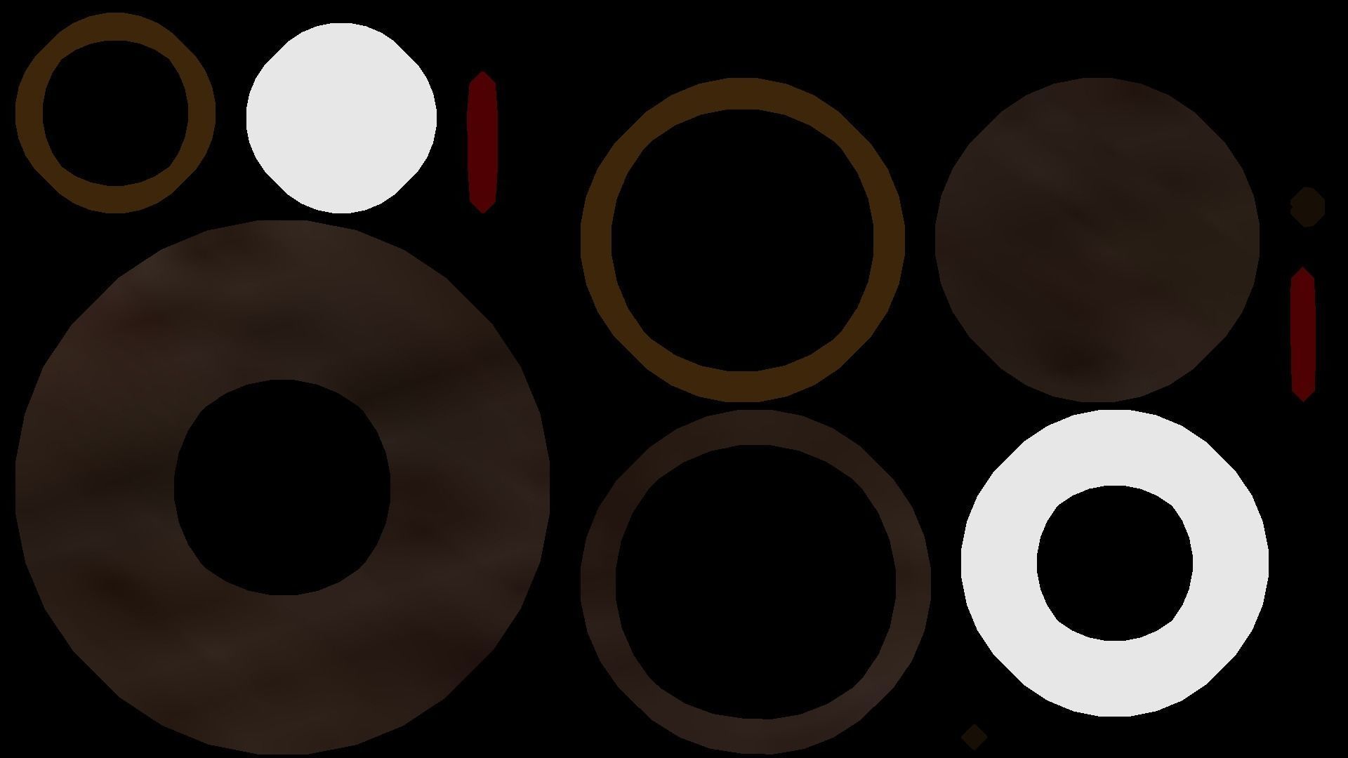 reloj Low-poly 3D model_6