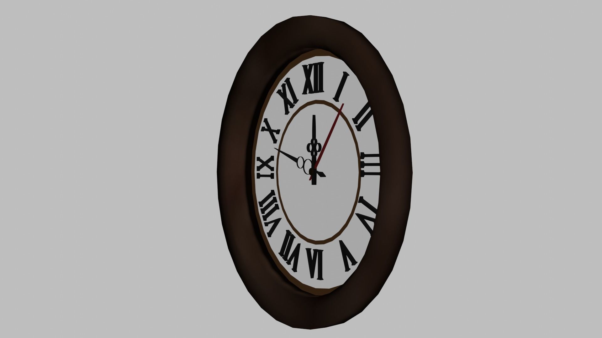 reloj Low-poly 3D model_1