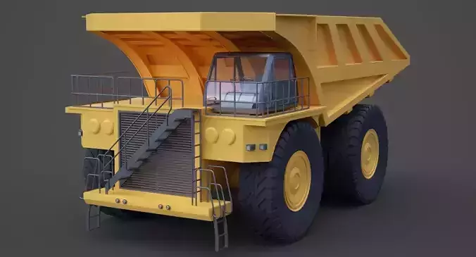 Industrial Vehicle - Mining Truck 01