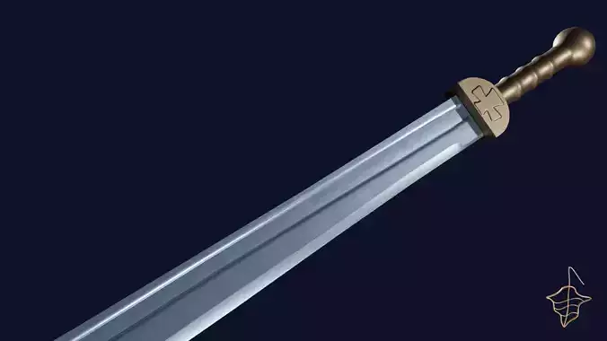 Grossmesser sword with Gladius handle