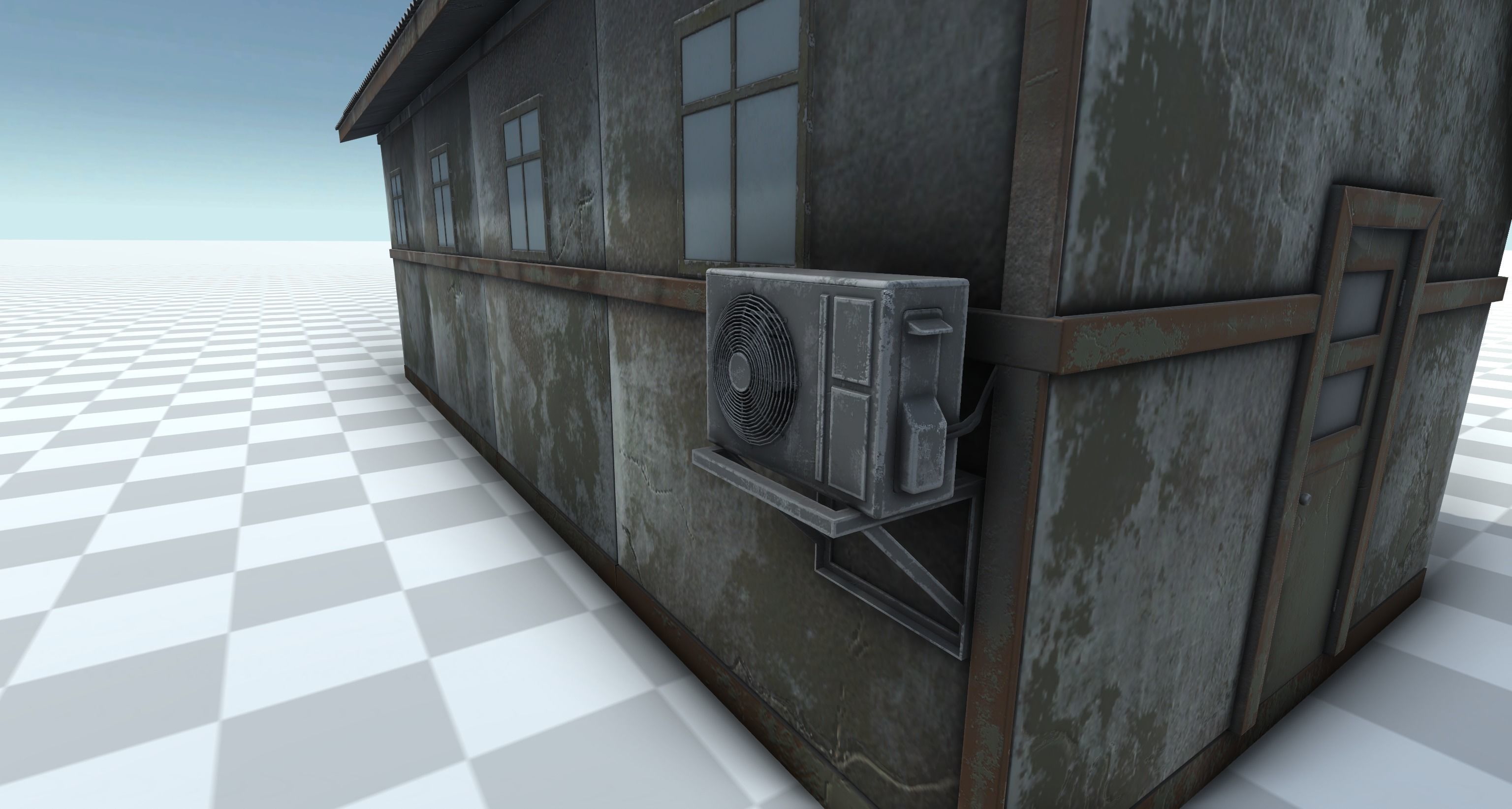 Military Barrack 3D model_8