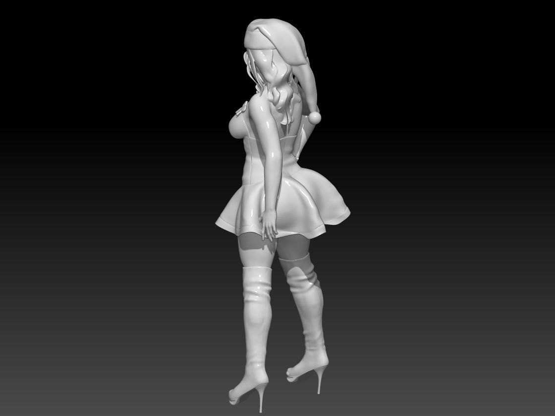 Miercoles  santa helper stand 3D print model_3