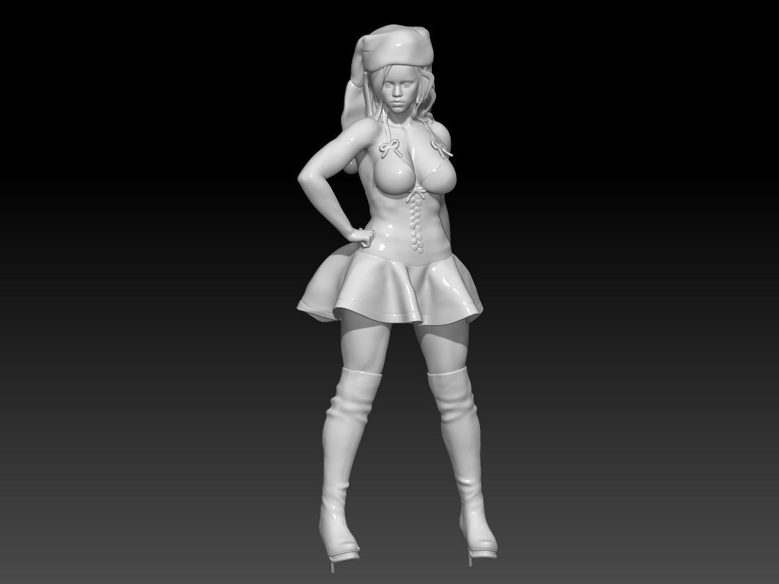 Miercoles  santa helper stand 3D print model_5