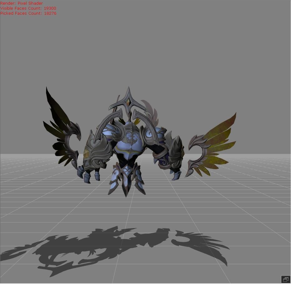 Uranus Celestial Bastion Low-poly 3D model_3