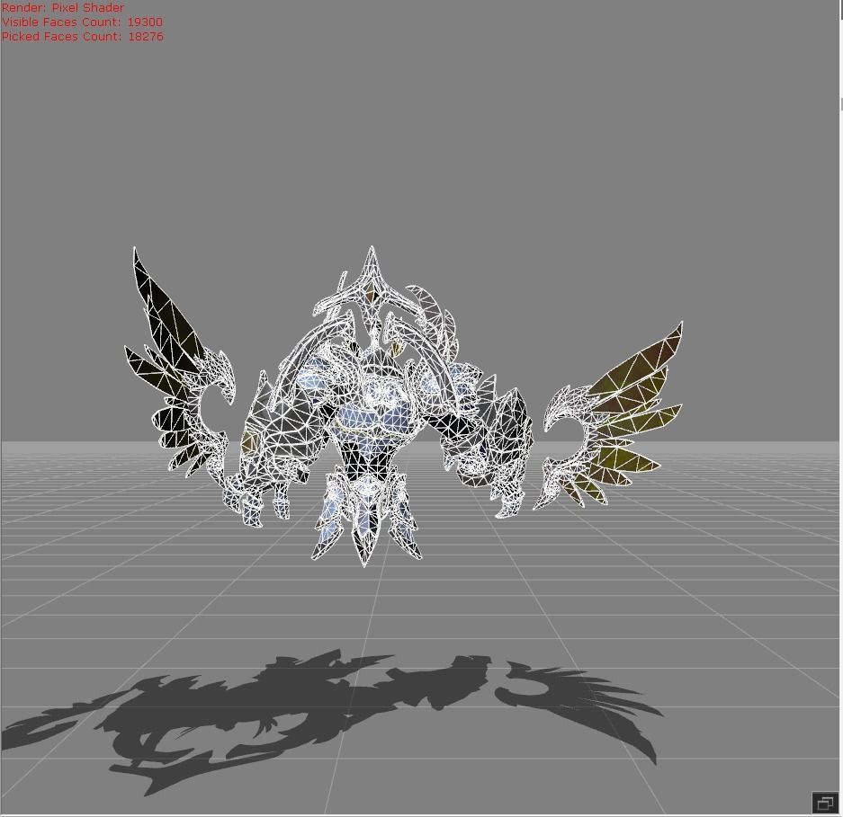 Uranus Celestial Bastion Low-poly 3D model_7