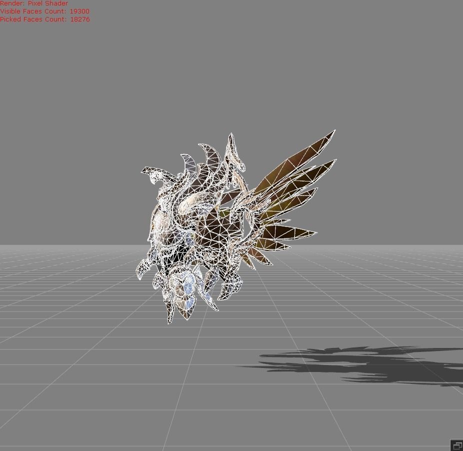Uranus Celestial Bastion Low-poly 3D model_6
