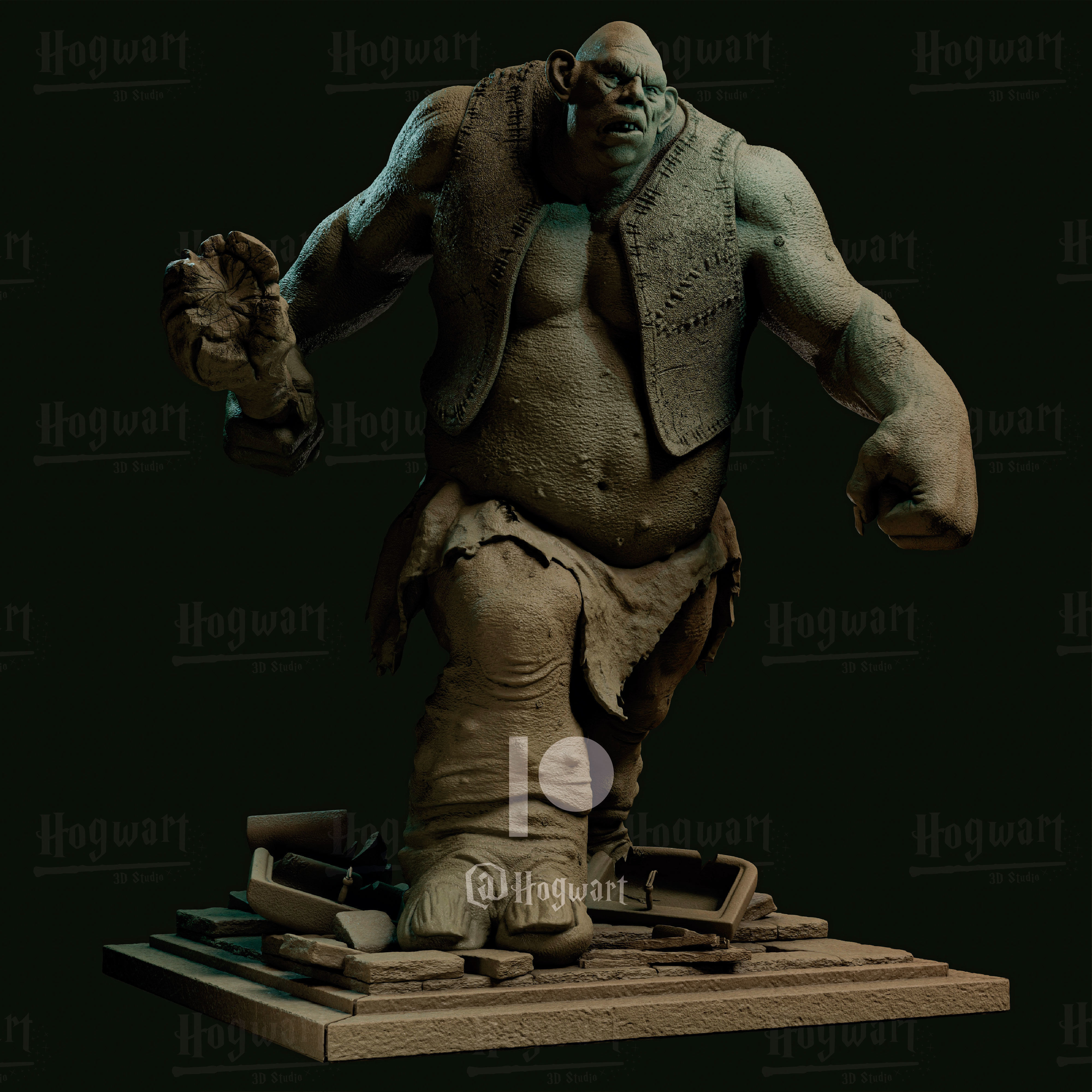 Mountain troll Free 3D print model_1