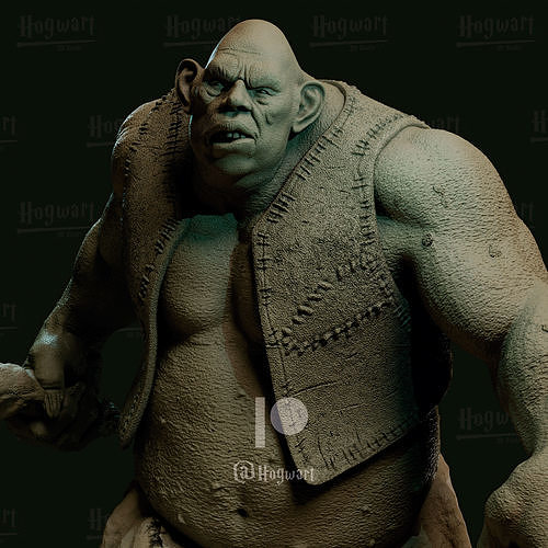 Mountain troll Free 3D print model