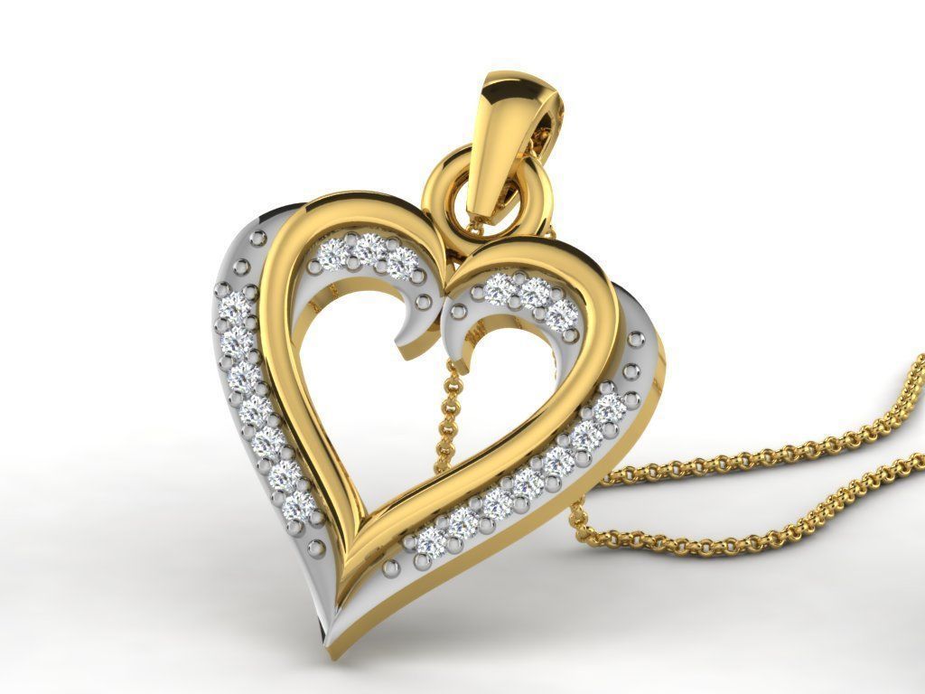HEARTING PENDANT 3D print model_41
