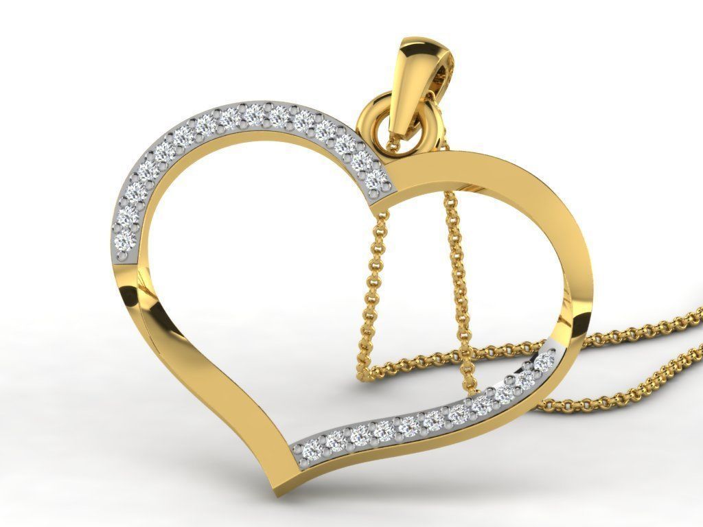 HEARTING PENDANT 3D print model_20