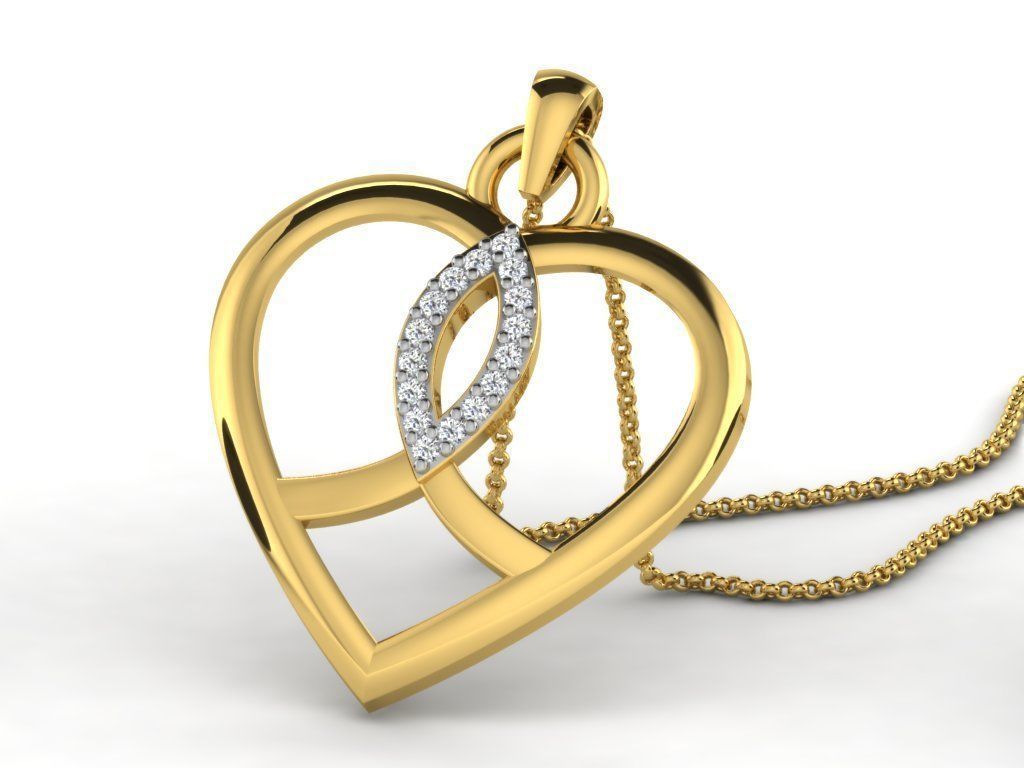 HEARTING PENDANT 3D print model_26