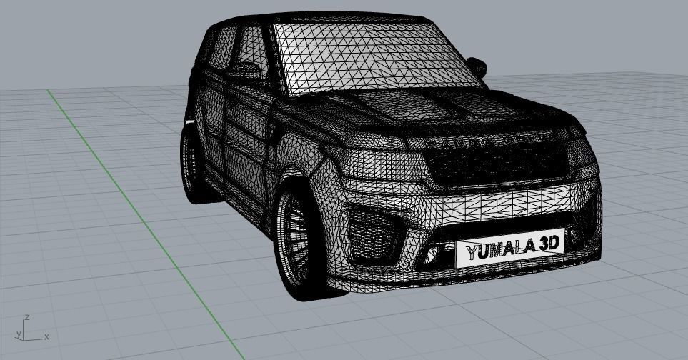 Range Rover 2018 Free 3D model_12