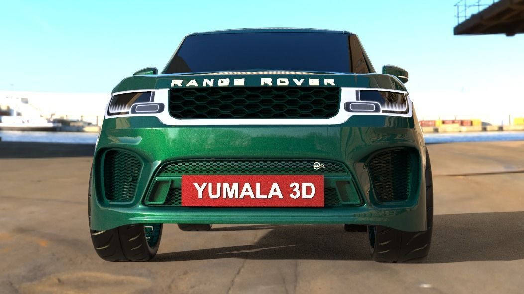 Range Rover 2018 Free 3D model_2