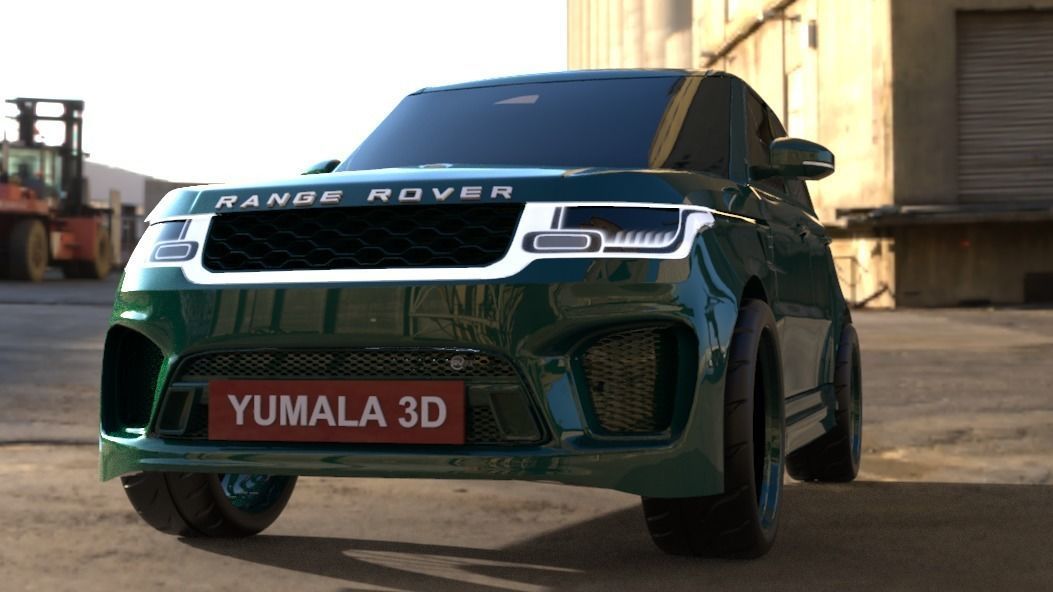 Range Rover 2018 Free 3D model_5