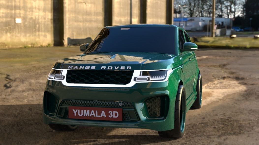 Range Rover 2018 Free 3D model_1