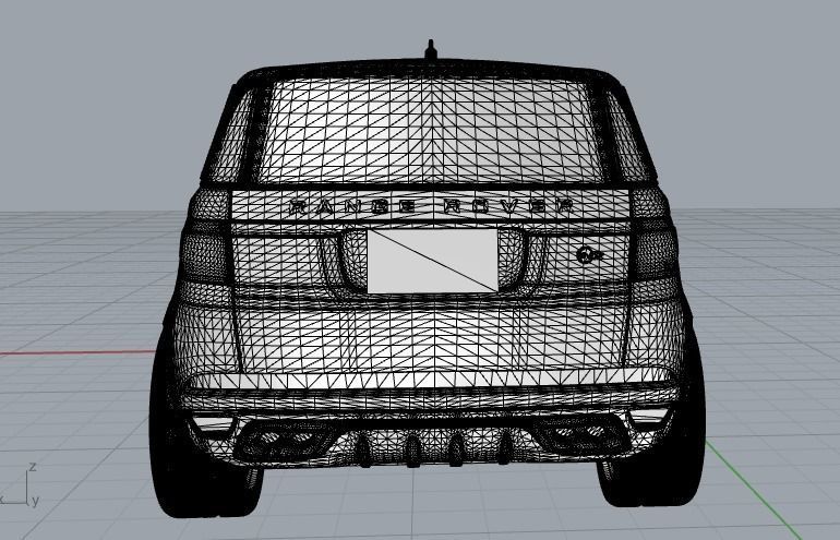 Range Rover 2018 Free 3D model_9