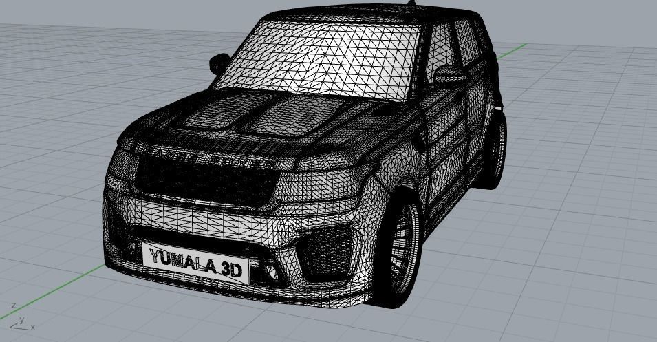 Range Rover 2018 Free 3D model_6
