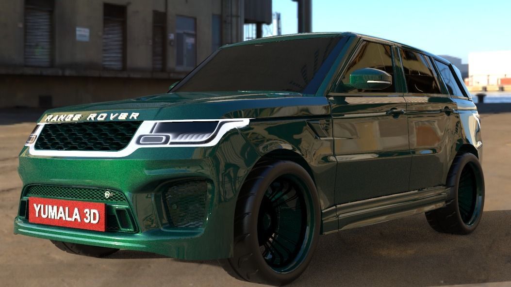 Range Rover 2018 Free 3D model_4