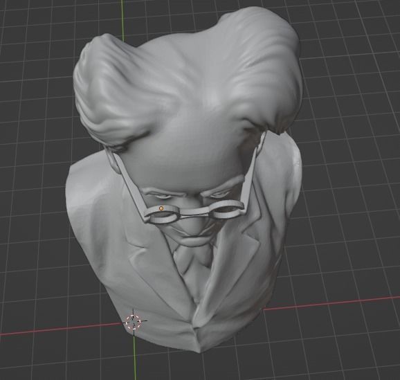 Fyodor Tyutchev 3D print model_3