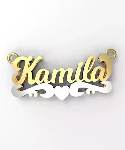 Kamila name plate