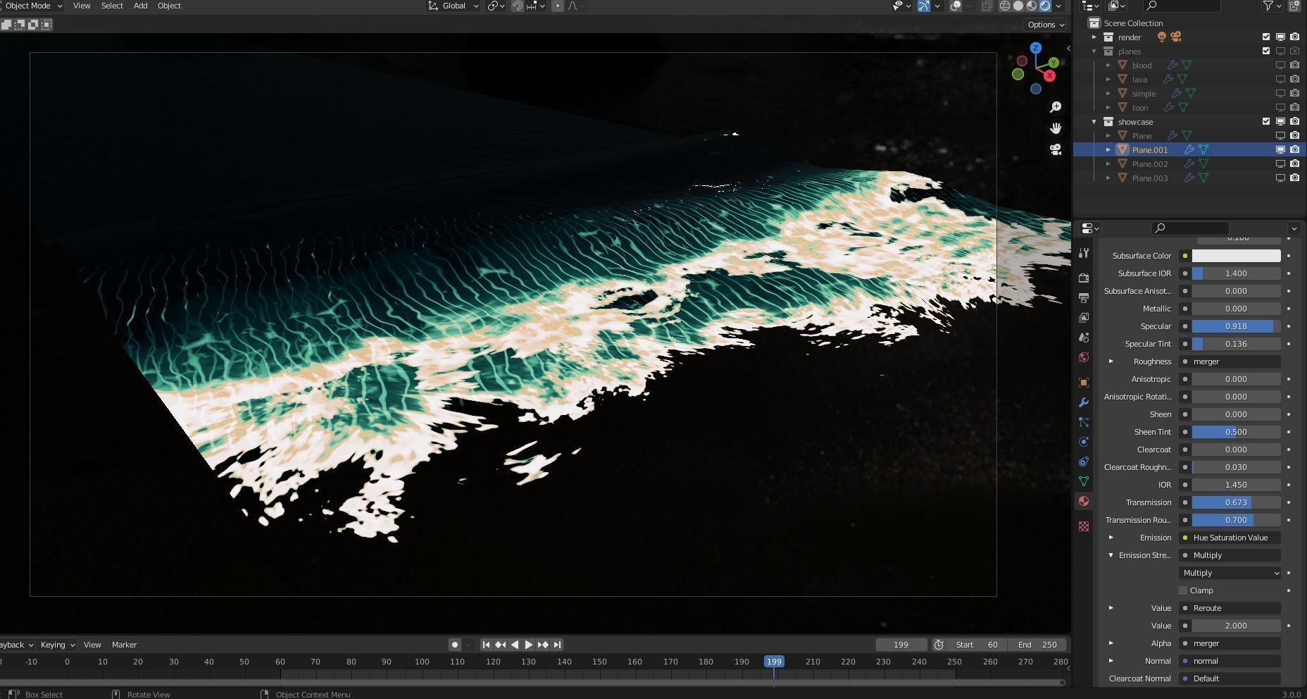WAVE GEN Low-poly 3D model_16