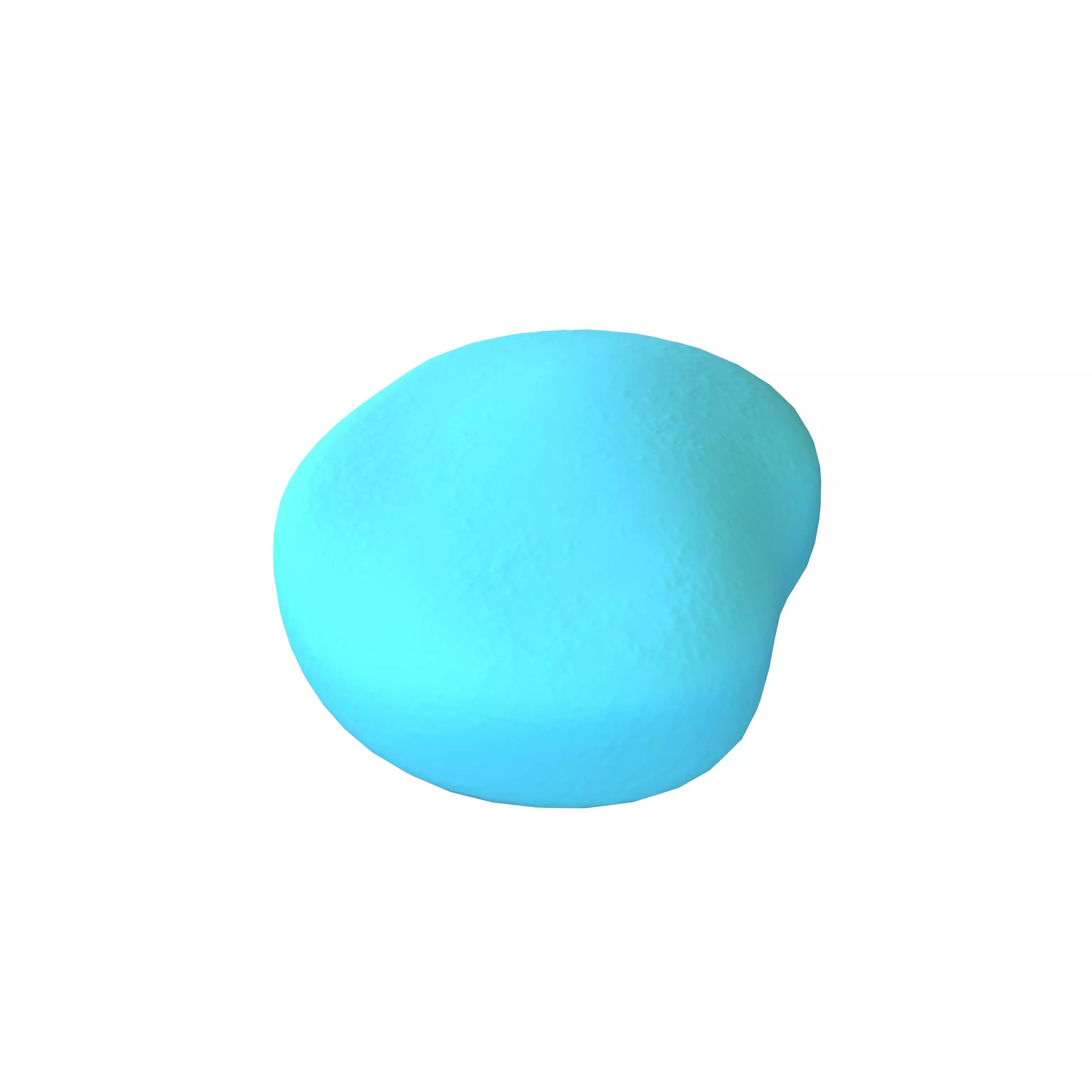 Colour Plasticine v1 007 Low-poly 3D model