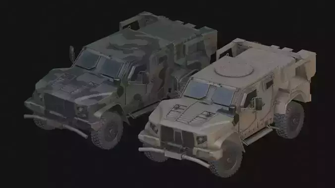 M1278 JLTV Joint Light Tactical Vehicle Low-poly 3D model