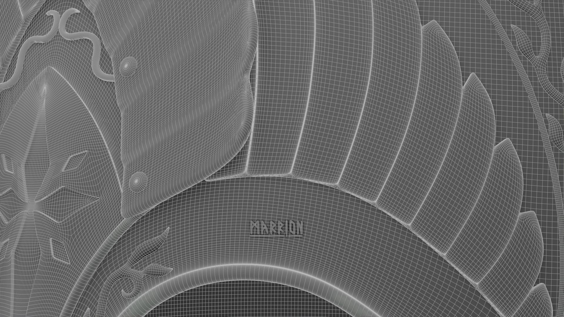 REMAKE Gondor Fountain Guard Kings Guard Helmet LoTR 3D print model_5