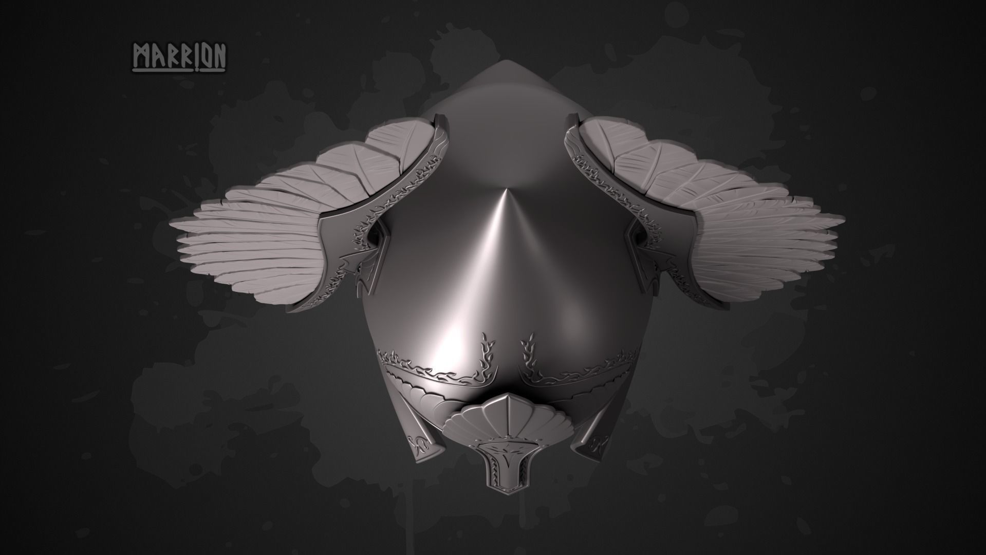 REMAKE Gondor Fountain Guard Kings Guard Helmet LoTR 3D print model_10