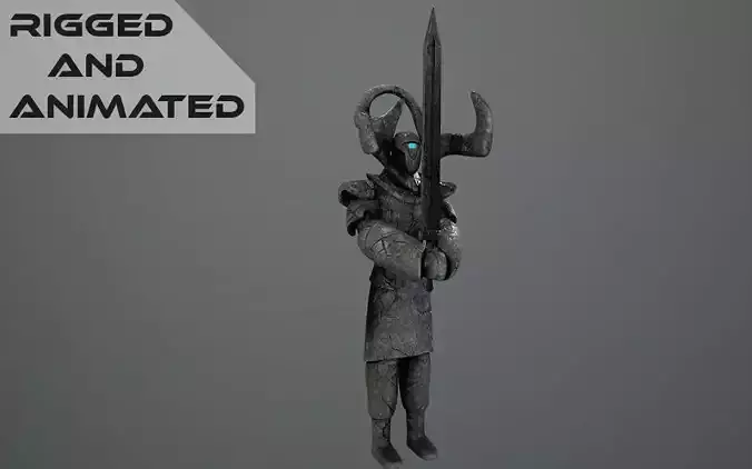 Ancient Statue Soldier