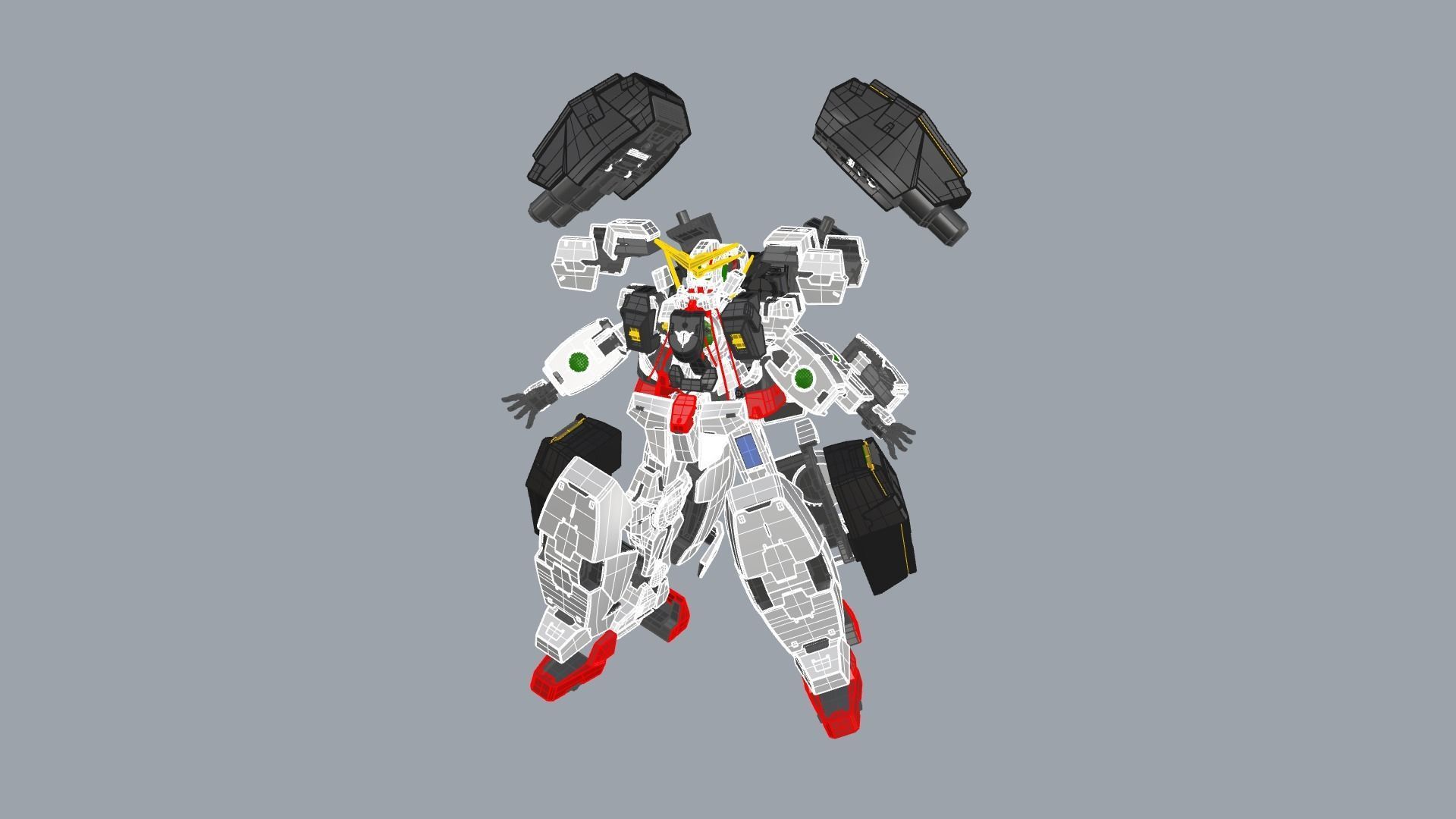 Gundam Virtue Nadleeh 3D model_1