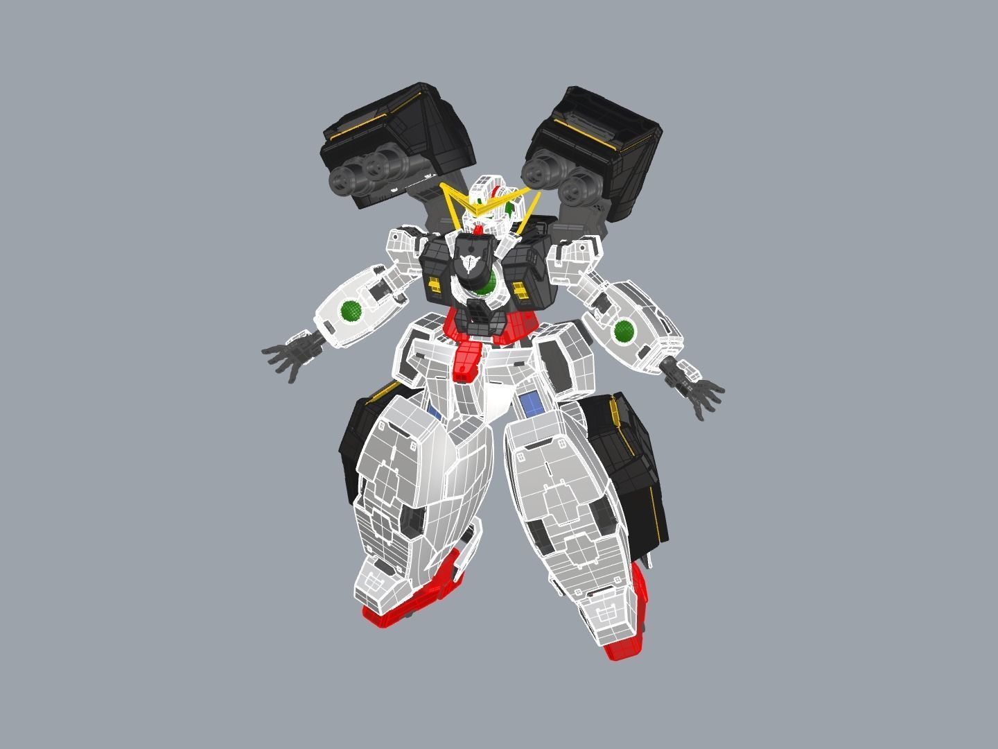 Gundam Virtue Nadleeh 3D model_2