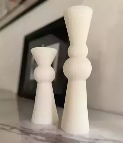 candle for silicone mold 3D print model