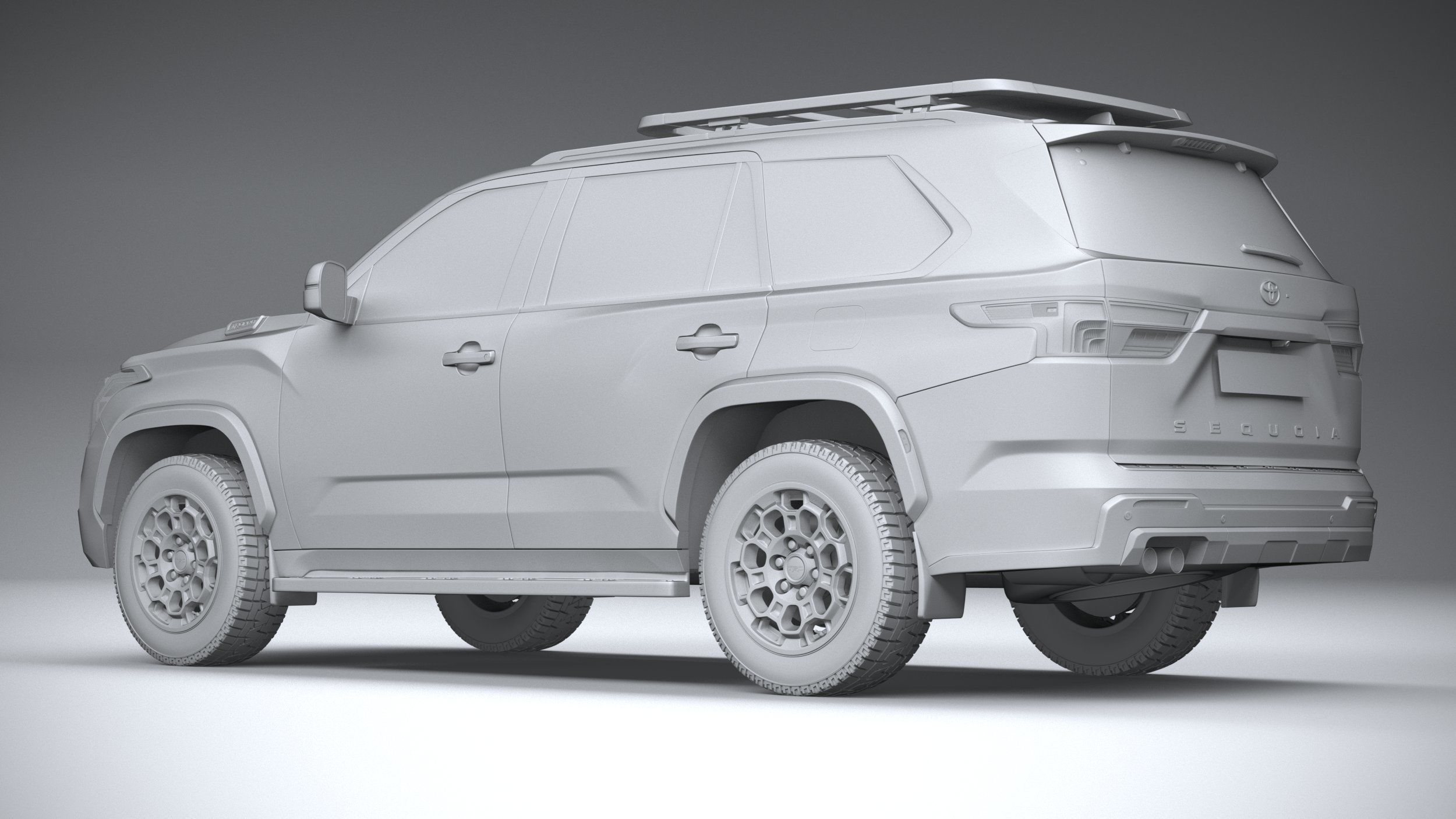 Toyota Sequoia TRD Pro 2024 3D model_21