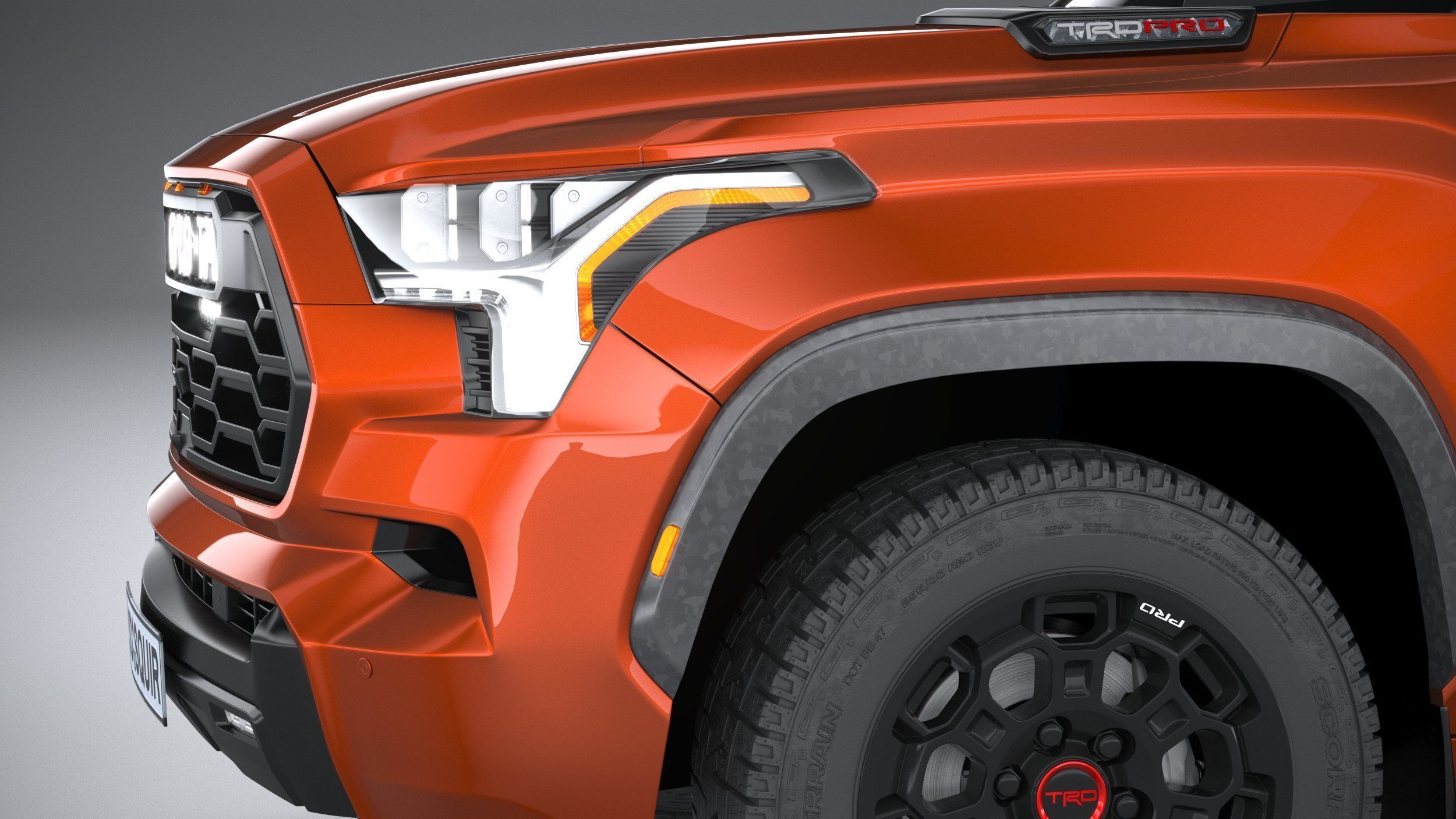 Toyota Sequoia TRD Pro 2024 3D model_3