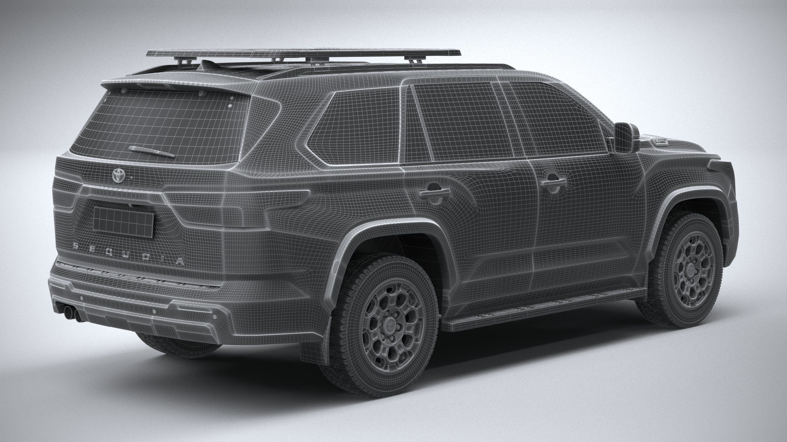 Toyota Sequoia TRD Pro 2024 3D model_27