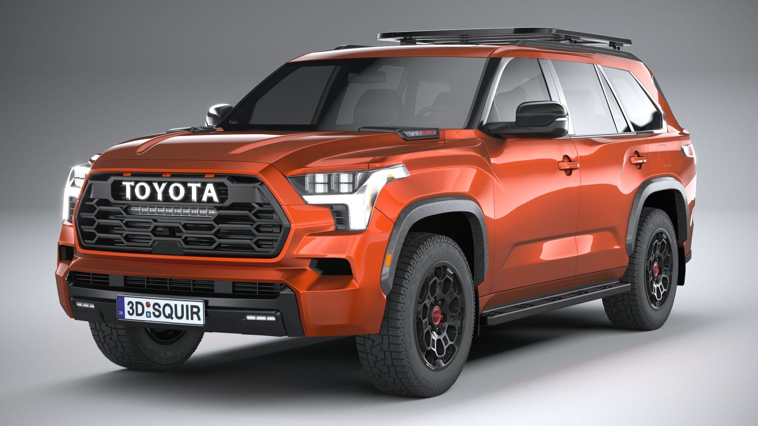 Toyota Sequoia TRD Pro 2024 3D model_2