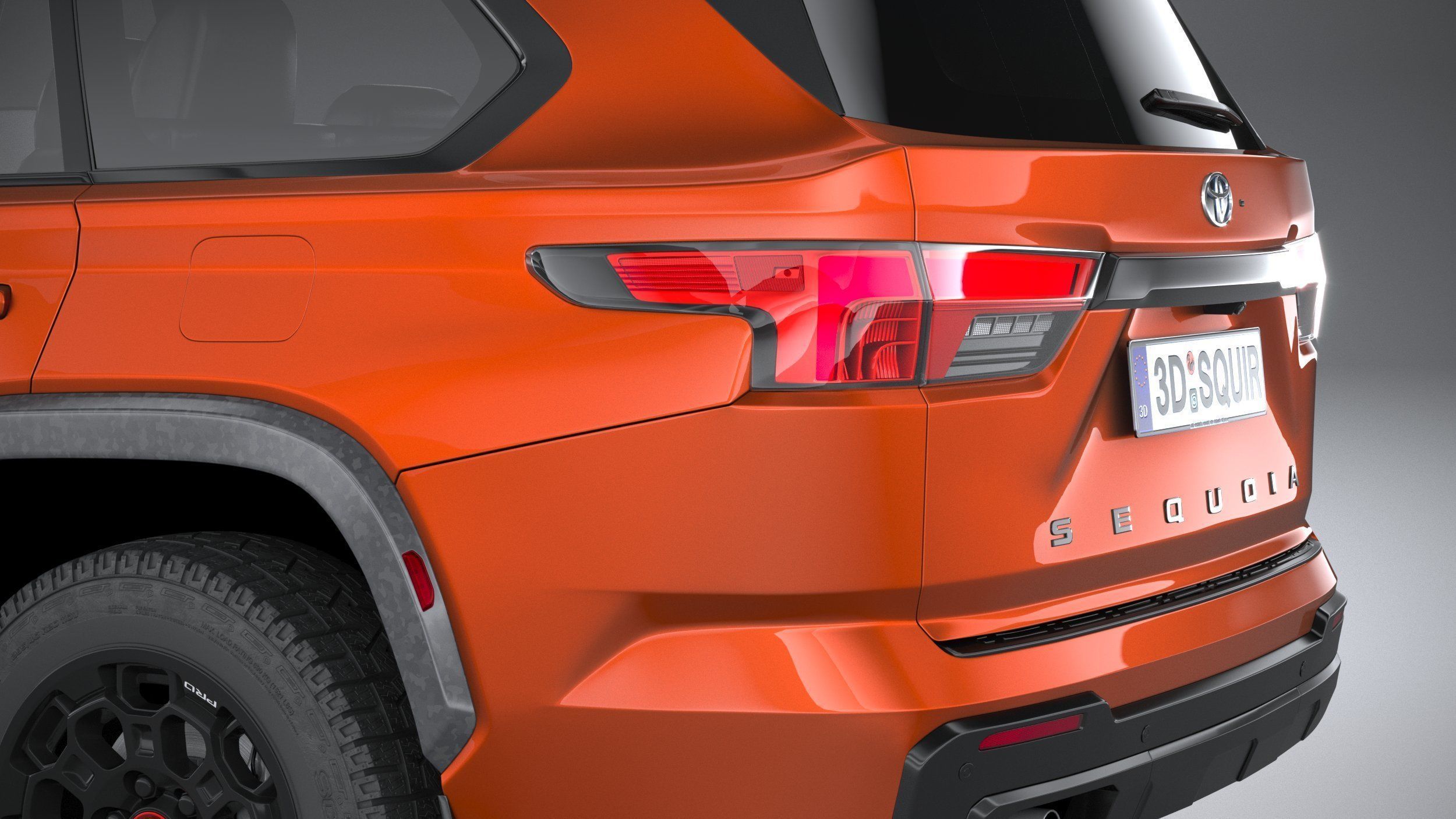 Toyota Sequoia TRD Pro 2024 3D model_6