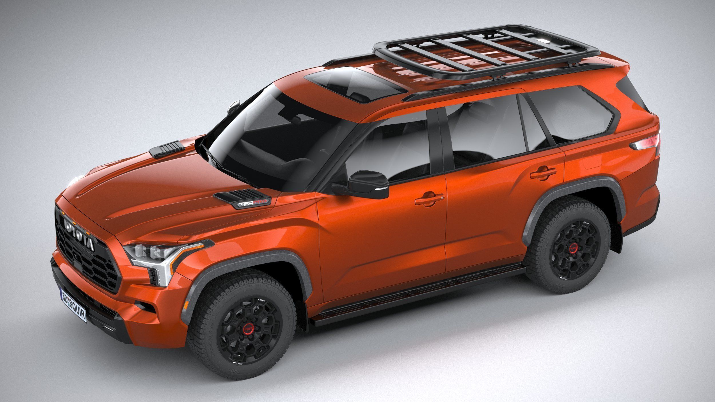 Toyota Sequoia TRD Pro 2024 3D model_7