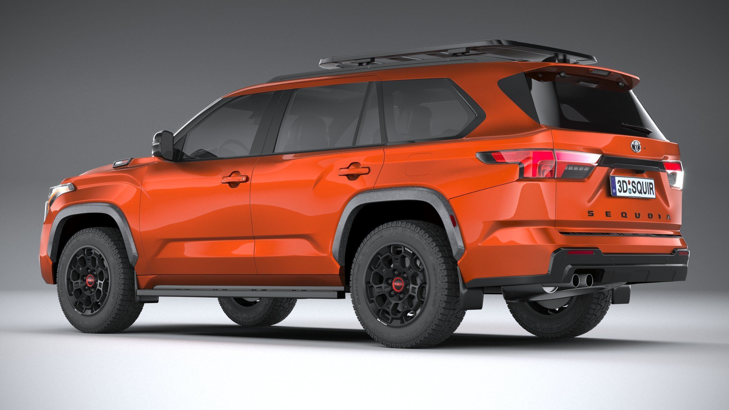 Toyota Sequoia TRD Pro 2024 3D model_5