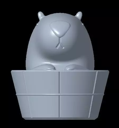 capybara 3D print model_0