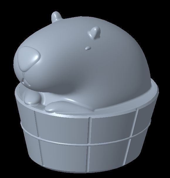 capybara 3D print model_1