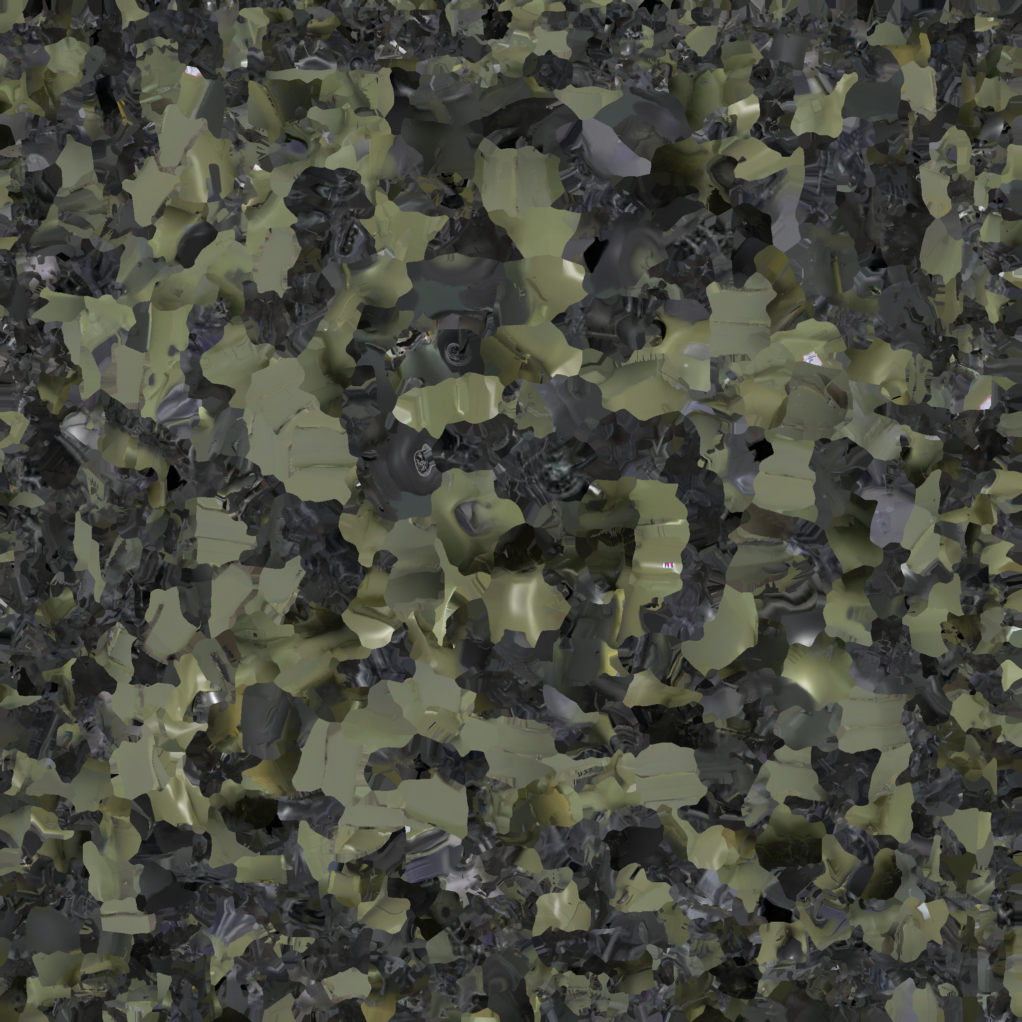 3D model Helicopter Low-poly 3D model_3