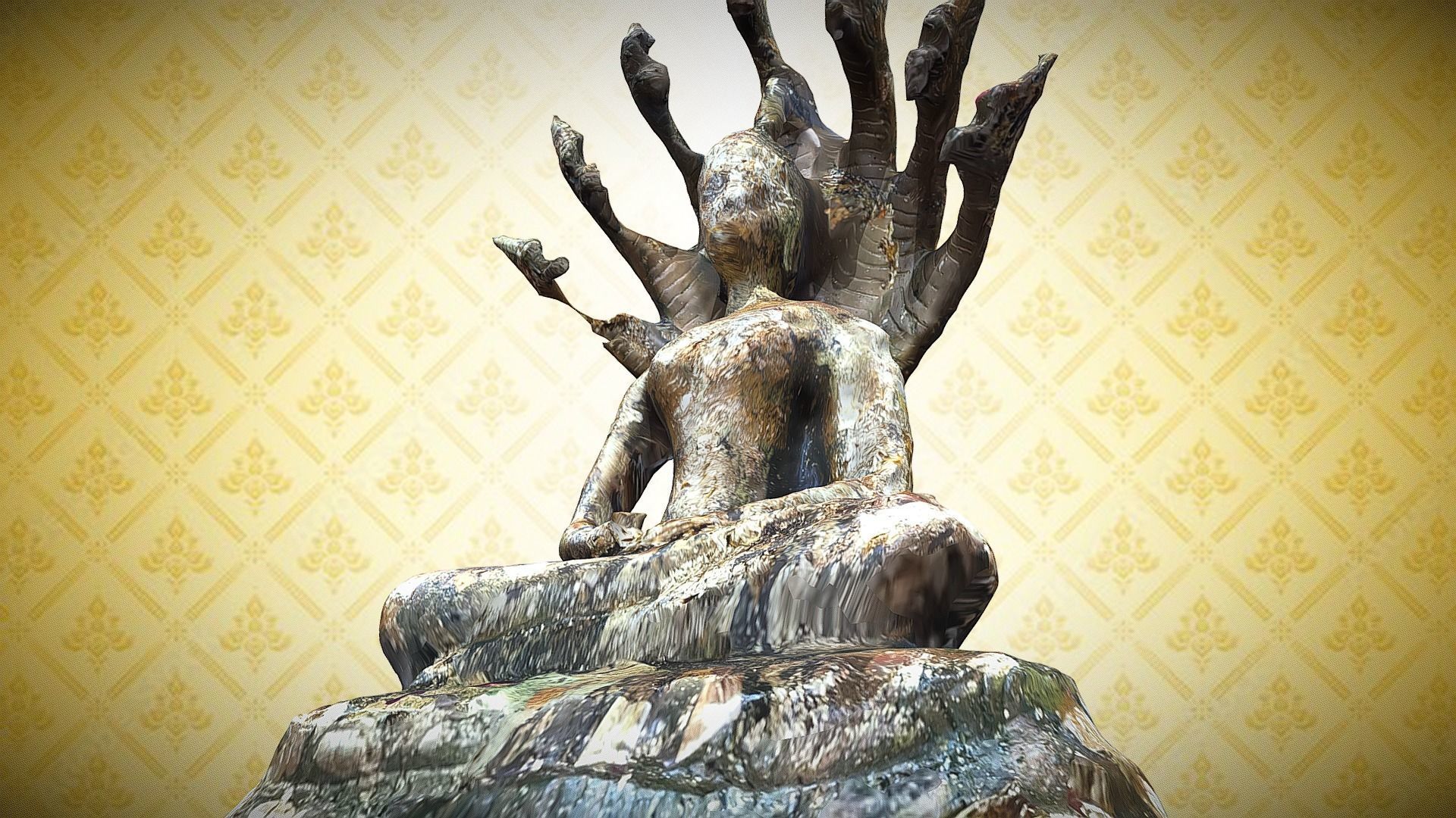 Buddha 27 3D print model_4
