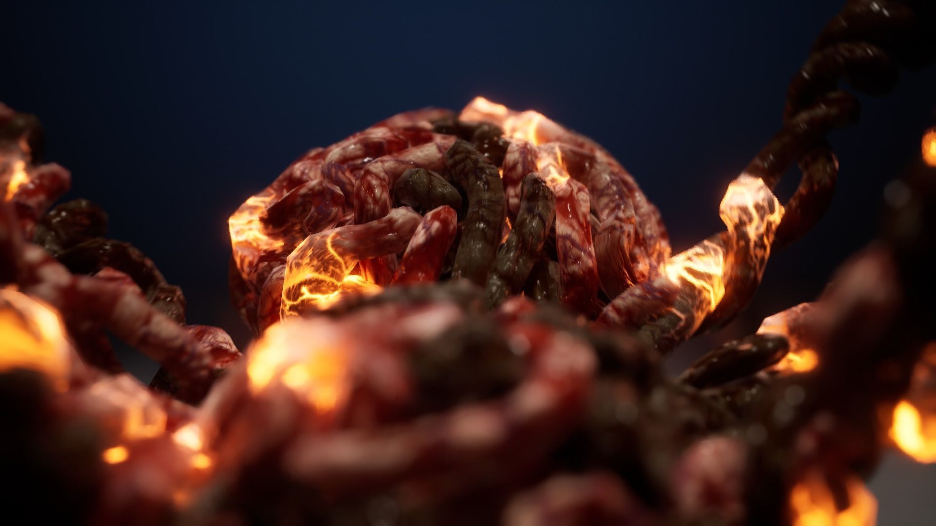 Gut Spider for UE Low-poly 3D model_10