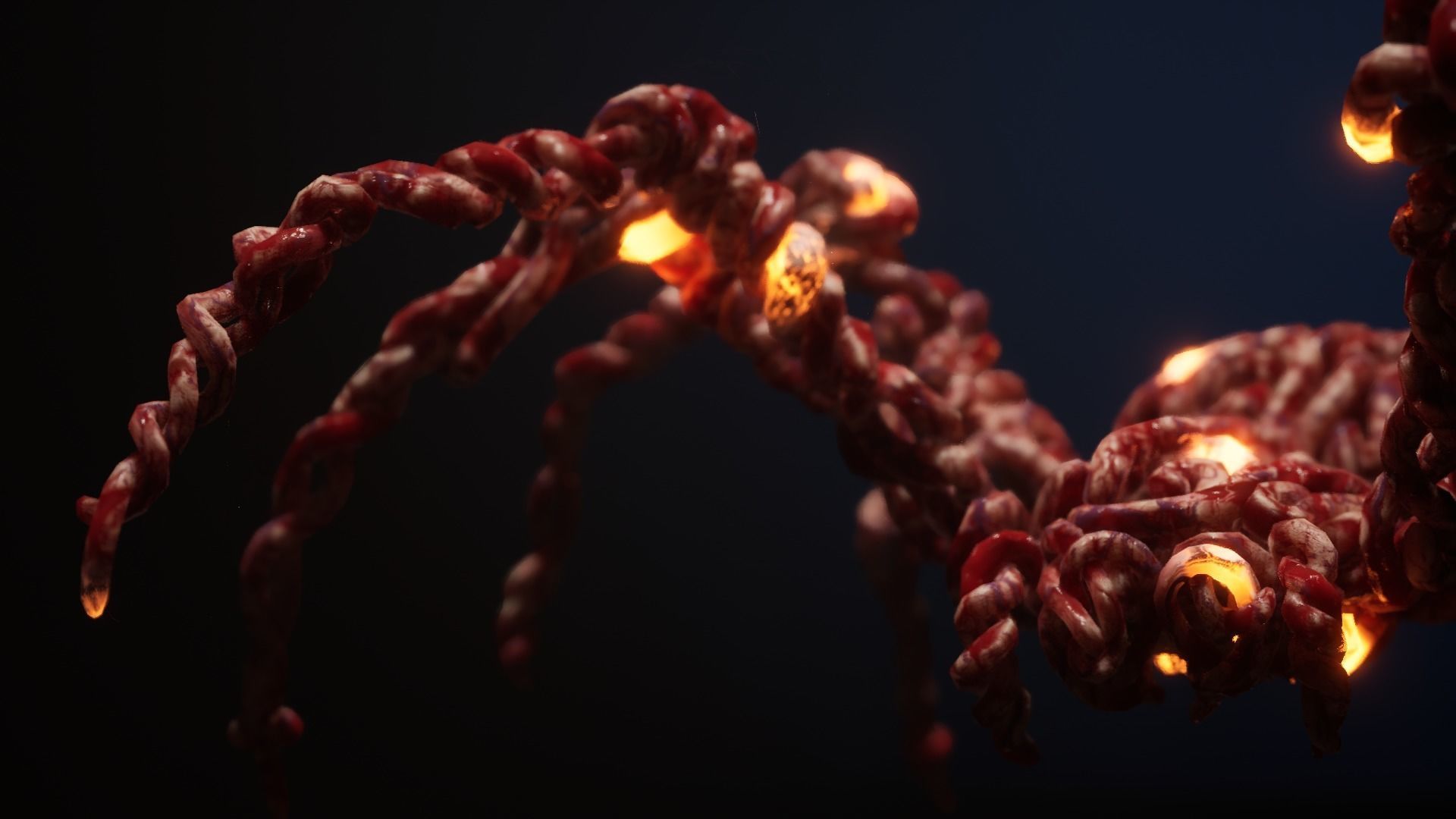 Gut Spider for UE Low-poly 3D model_6