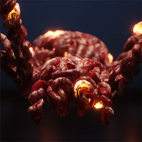 Gut Spider for UE Low-poly 3D model_2